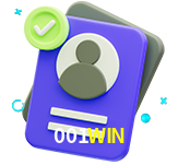Tornar-se um membro do 001WIN é muito simples