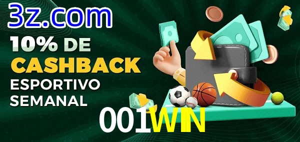 10% de bônus de cashback na 001WIN