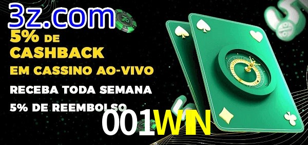 Promoções do cassino ao Vivo 001WIN